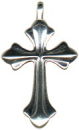 Cross Sterling Silver Charm