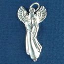 Angel Sterling Silver Charm Pendant