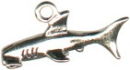 Hammerhead Shark 3D Sterling Silver Charm Pendant