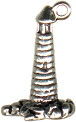 Light House Sterling Silver Charm Pendant