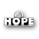 Hope Charm Sterling Silver Pendant