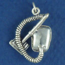 Vacuum Canister Style 3D Sterling Silver Charm Pendant