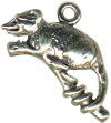 Opossum 3D Sterling Silver Charm Pendant