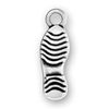 Marathon Shoe Print Running Sports Sterling Silver Charm Pendant