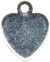 Heart 8mm Sterling Silver Charm add Personalized Engraving