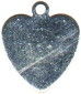 Heart 12mm Sterling Silver Charm add Personalized Engraving