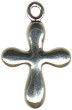 Cross Sterling Silver Charm Pendant