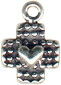 Christian Cross Charm Sterling Silver Image