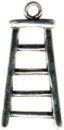 Ladder Tool Sterling Silver Charm for Charm Bracelet or Necklace
