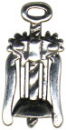 Wine Bottle Opener 3D Sterling Silver Charm Pendant Wholesale