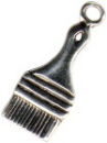 Paint Brush 3D Tool Sterling Silver Charm for Charm Bracelet