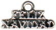 Christmas Feliz Navidad Spanish Word Phrase Sterling Silver Charm Pendant
