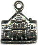 Texas Alamo Sterling Silver Charm for Charm Bracelet