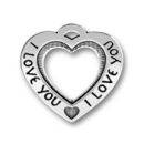 Heart Charm Sterling Silver Image