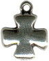 Cross Small Sterling Silver Charm Pendant