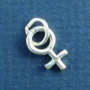 Gender Female Symbol Sterling Silver Charm Pendant