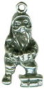 Christmas: Santa Claus Sterling Silver Charm Pendant