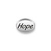 Inspiration Message Word Beads: Hope Mini Sterling Silver Charm