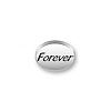 Inspiration Message Word Beads: Forever Mini Sterling Silver Charm