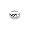 Inspiration Message Word Beads: Forgive Mini Sterling Silver Charm