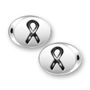 Inspiration Message Word Beads: Ribbon Mini Sterling Silver Charm