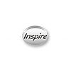 Inspiration Message Word Beads: Inspire Mini Sterling Silver Charm