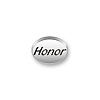 Inspiration Message Word Beads: Honor Mini Sterling Silver Charm
