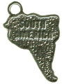 Travel: South America Sterling Silver Charm Pendant