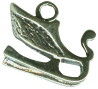Christmas Santa's Sleigh 3D Sterling Silver Charm Pendant