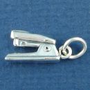 Stapler for Office 3D Sterling Silver Charm Pendant