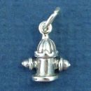 Fire Hydrant a Dog Best Friend Sterling Silver Charm Pendant