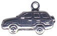 SUV Style Car Sterling Silver Charm Pendant