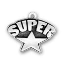 Super Star Charm Sterling Silver