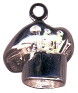 Kitchen; Chefs Hat 3D Sterling Silver Charm Pendant