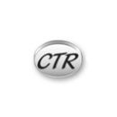 Inspiration Message Word Beads: CTR "Choose the Right" Sterling Silver Charm