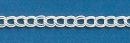 American 050 Sterling Silver Charm Bracelet Necklace Double Link Chain 20 Inch Length 4mm Width
