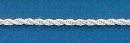 050 Diamond Cut Rope Chain Sterling Silver Necklace 30 Inch