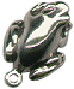 Frog Sitting 3D Sterling Silver Charm Pendant