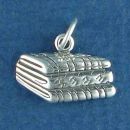 Quilting and Sewing Fabric Sterling Silver Charm Pendant