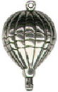 Hot Air Balloon Sterling Silver Charm Pendant