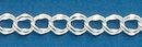 American 090 Sterling Silver Charm Bracelet Double Link Chain 9 Inch Length 7mm Width