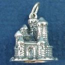 Castle of Fair Tales Times 3D Sterling Silver Charm Pendant