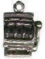 Slot Machine Sterling Silver Charm Pendant
