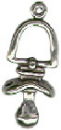 Baby Pacifier 3D Sterling Silver Charm Pendant
