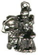 School Mother Reading to Child 3D Sterling Silver Charm for Charm Bracelet
