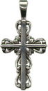 Cross Sterling Silver Charm Pendant