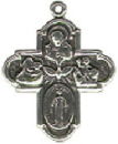 Cross Sterling Silver Charm Pendant