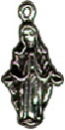 Religious Christian Virgin Mary Sterling Silver Charm Pendant