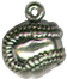 Baseball Medium 3D Sports Sterling Silver Charm Pendant