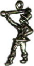 School Drum Majorette 3D Sterling Silver Charm for Charm Bracelet or Necklace